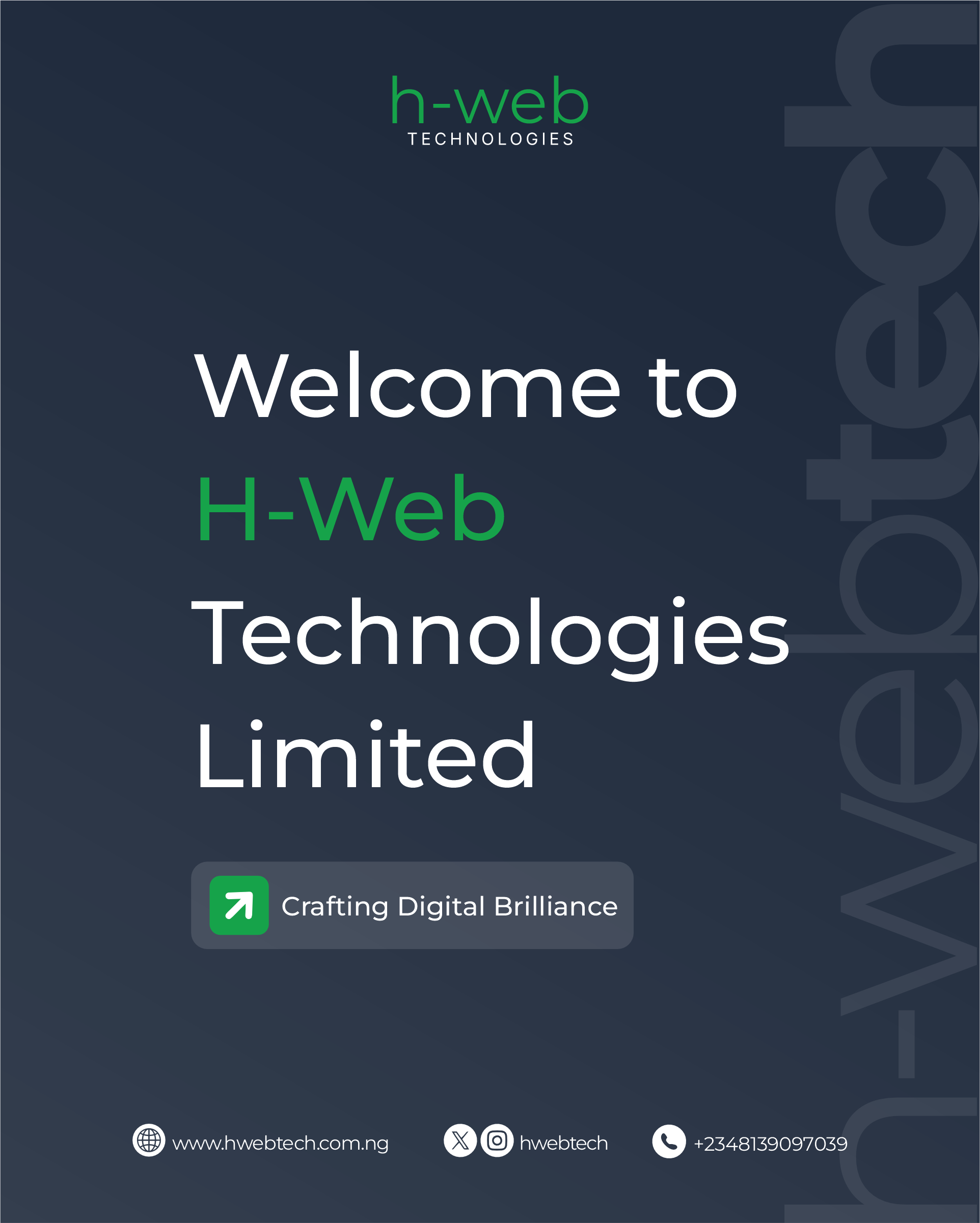 Welcome to the New H-Web Technologies | Rebrand Launch 2025